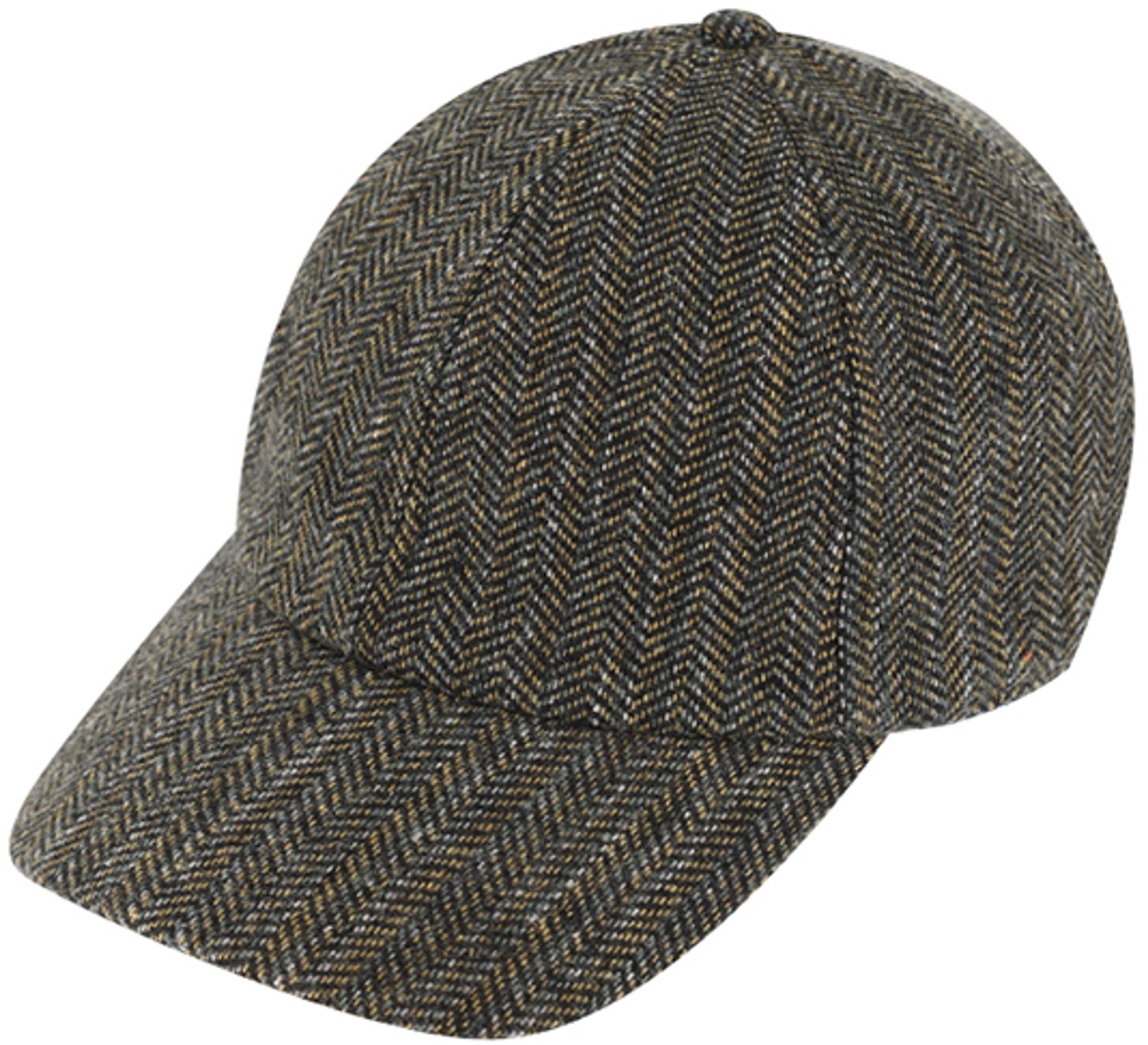 Base ball Cap met visgraatmotief Olijf groen maat 58 L