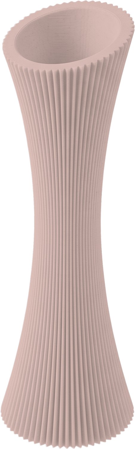 Layvo Talin Vaas - Bloesem - 20 cm - droogbloemen vaas - moderne vaas - gerecycled plastic