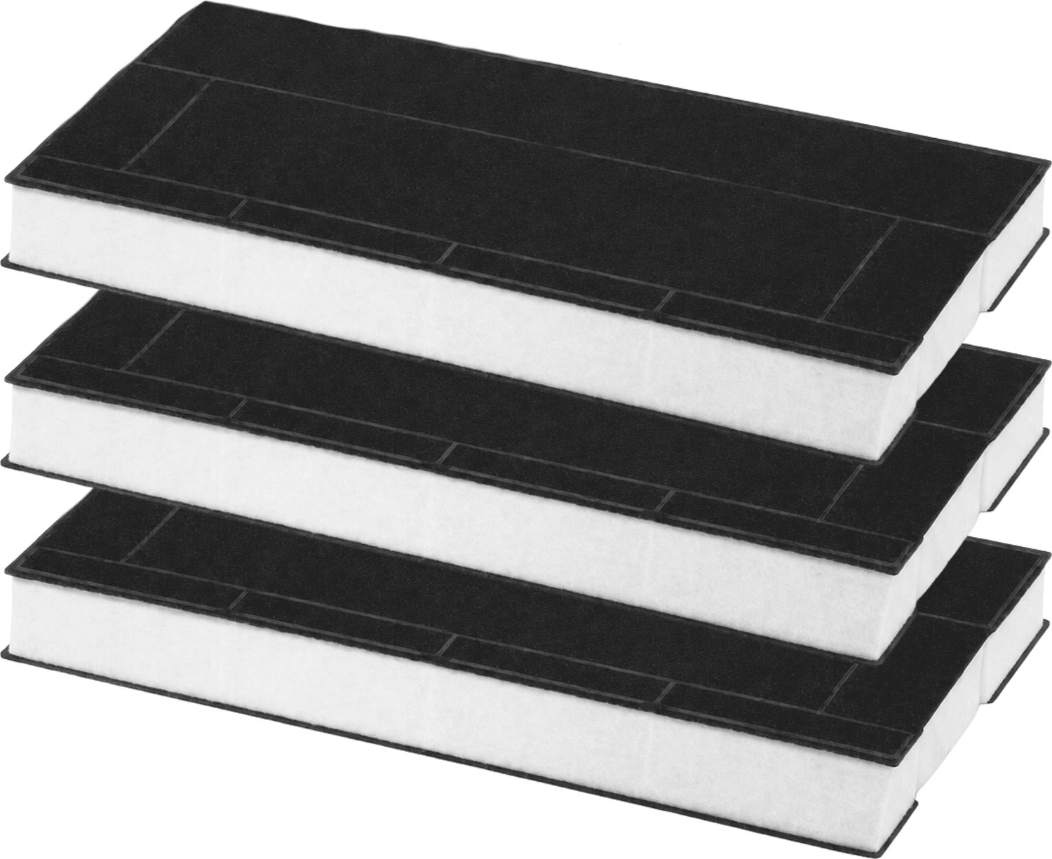 3x Küppersbusch Koolstoffilter 00434229 / 434229