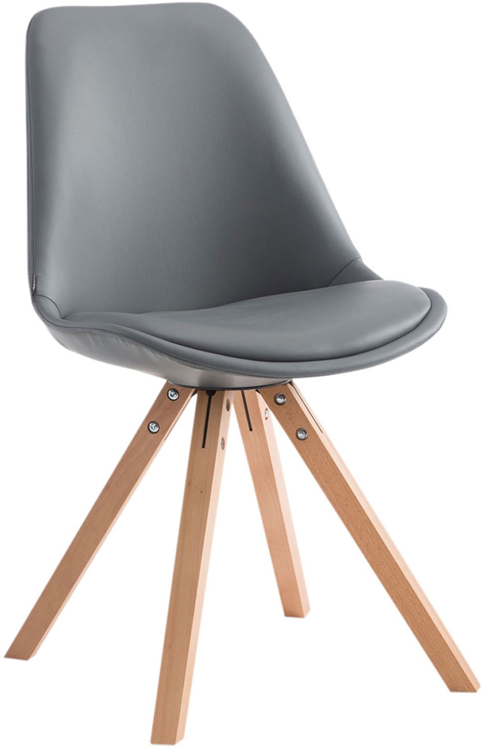 Luxe Comfort Milano 0053 bezoekersstoel - grijs