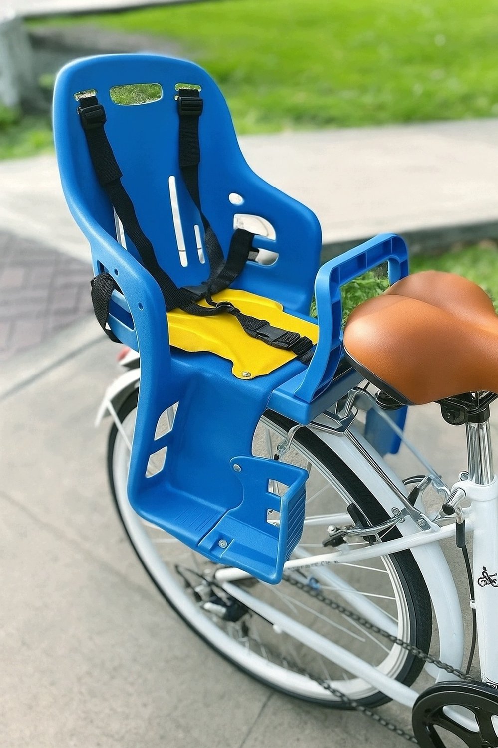 Kinderfietsstoeltje Achterop Bagagedrager - 5-Punts Gordel
