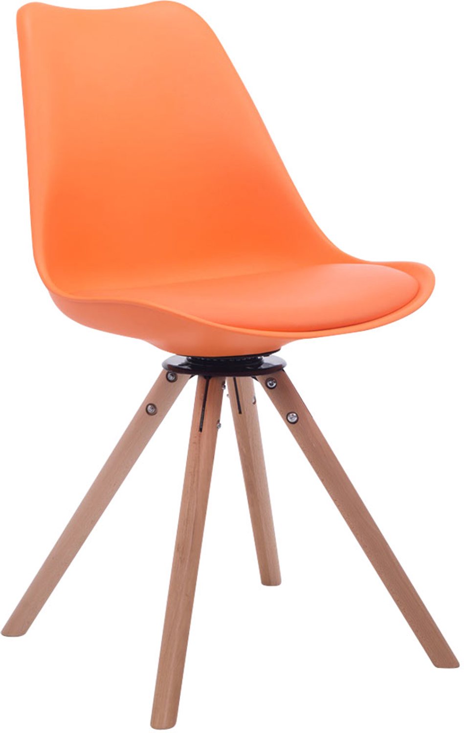 Luxe Comfort Milano 0072 bezoekersstoel - oranje