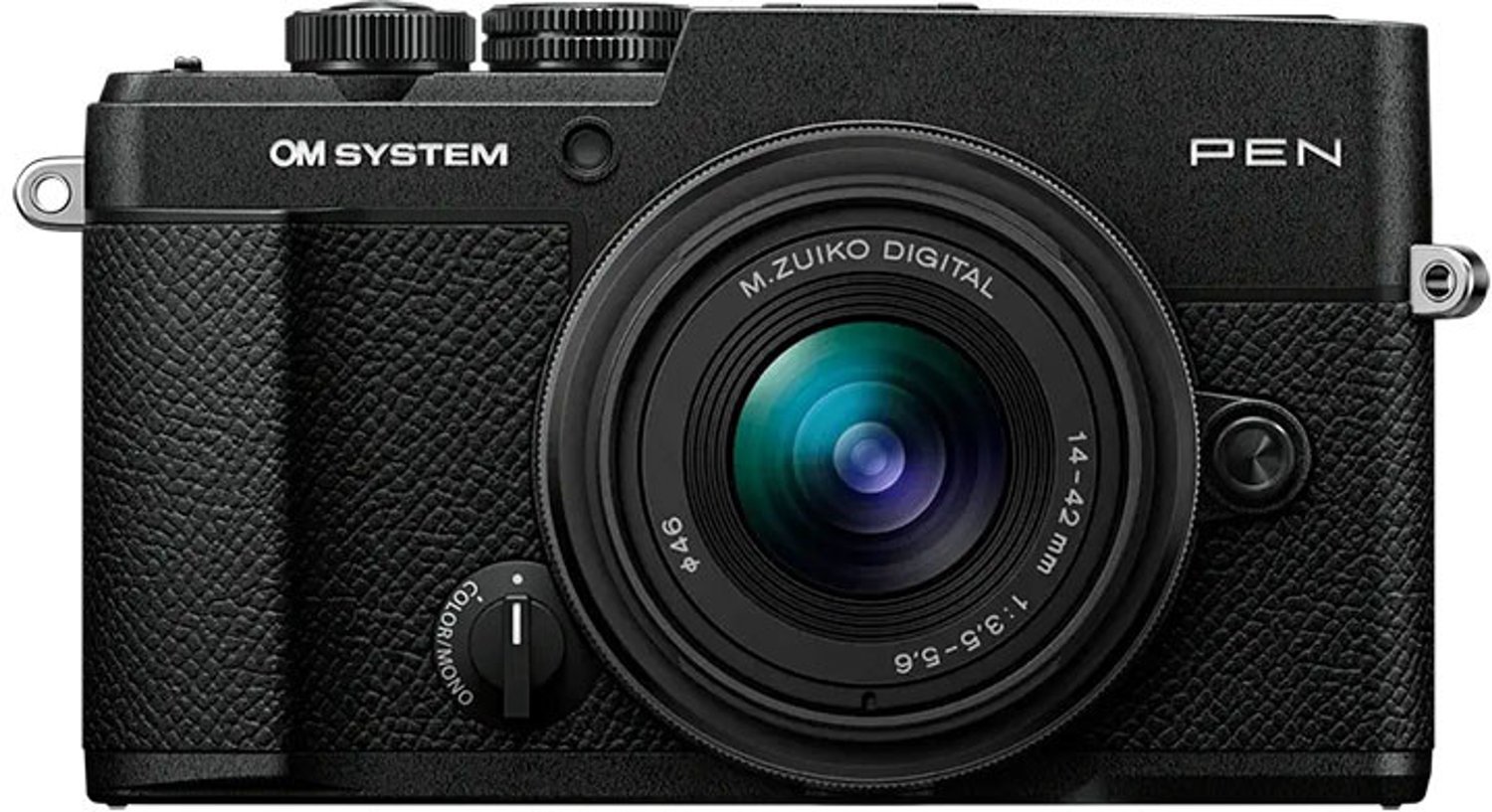 OM SYSTEM PEN Noir + Objectif 14-42mm f/3.5-5.6 III