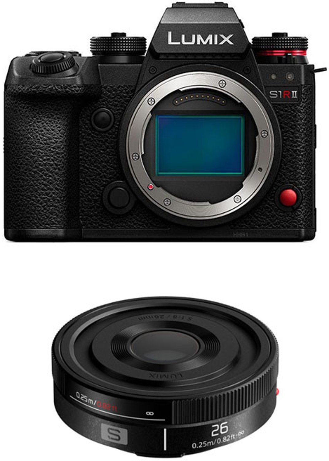 PANASONIC Lumix S1R II + S 26mm f/8 Pancake-Objektiv