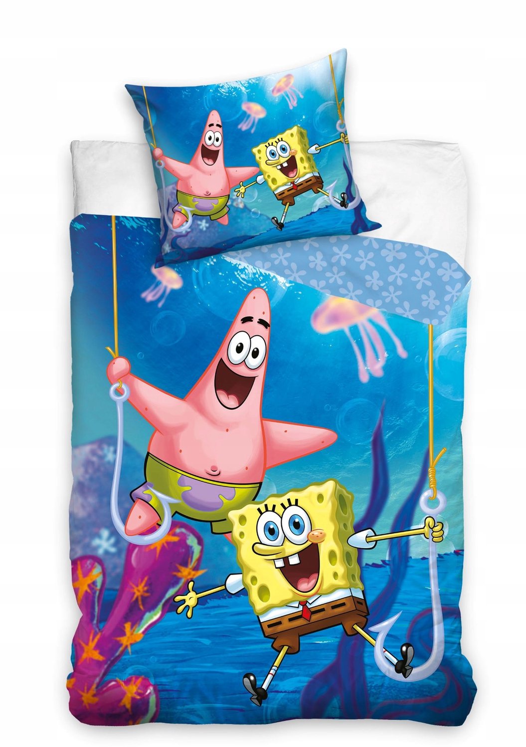 SpongeBob Dekbedovertrek Fun with Patrick 140 x 200 cm Katoen