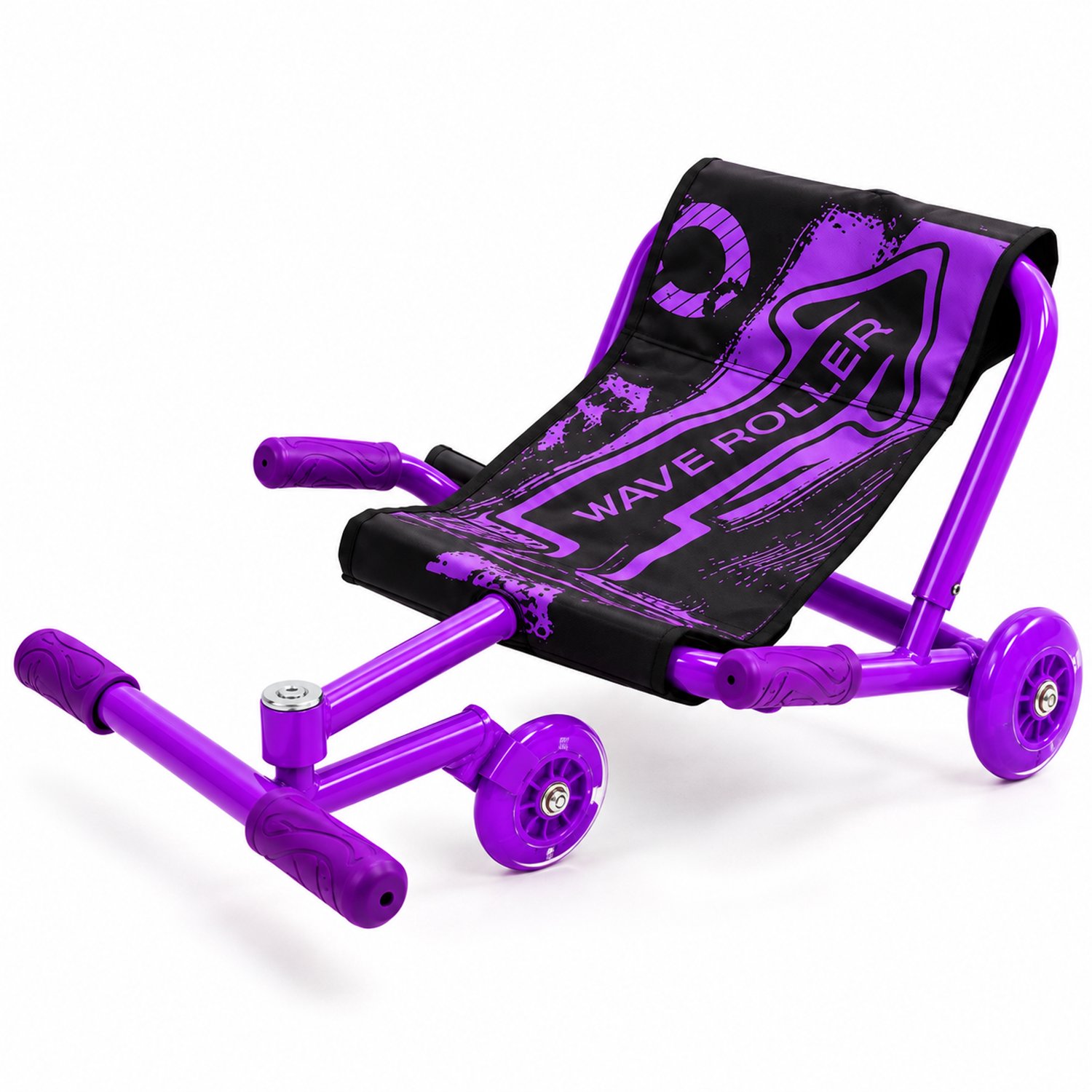 HOMESY Wave Roller paars – Ultieme Drift Skelter voor Kinderen – Swing Kart – 360° Draaien & Driften – Verstelbaar – Voor Binnen en Buiten