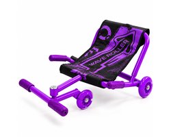 HOMESY Wave Roller paars – Ultieme Drift Skelter voor Kinderen – Swing Kart – 360° Draaien & Driften – Verstelbaar – Voor Binnen en Buiten