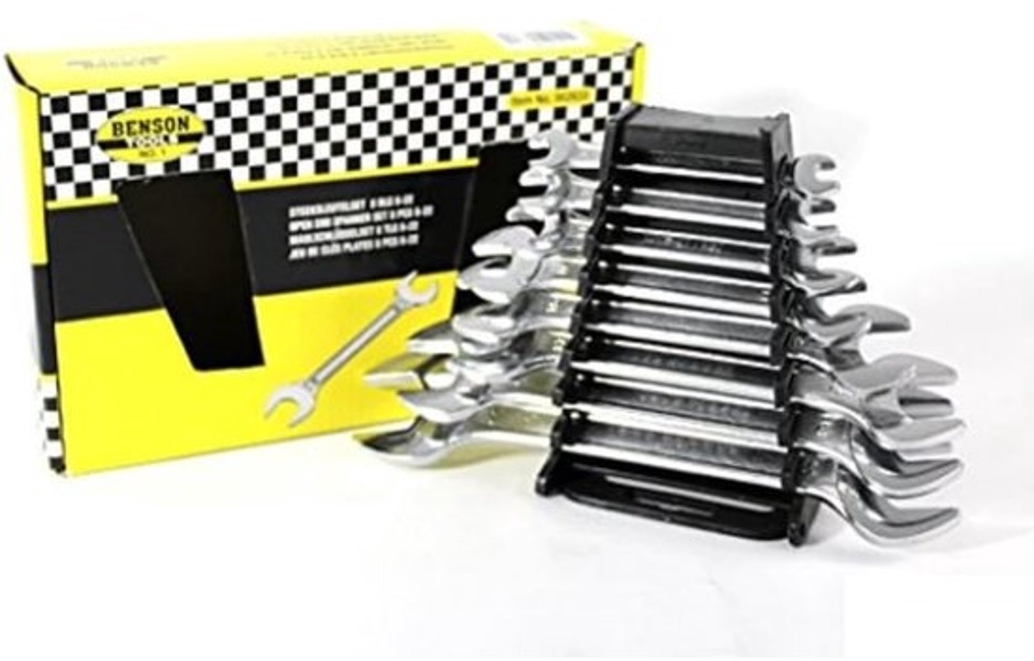 Schroefsleutelset - Moersleutelset - Voor werkplaats - en klussen - Flare nut - kopstijl - 8 stuks