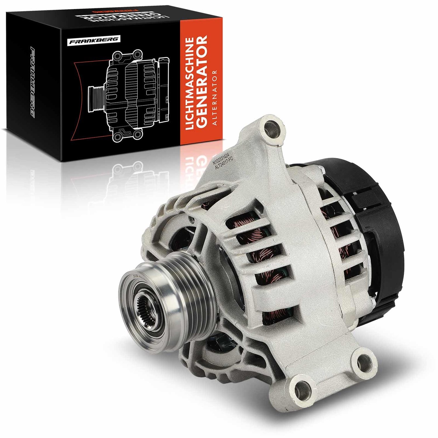 Lichtmachine Generator 120A - 12V Vrijloopriemschijf - 5 Ribben - Voor Benzine En Diesel - Vervanging Voor Punto Evo Giulietta Mito