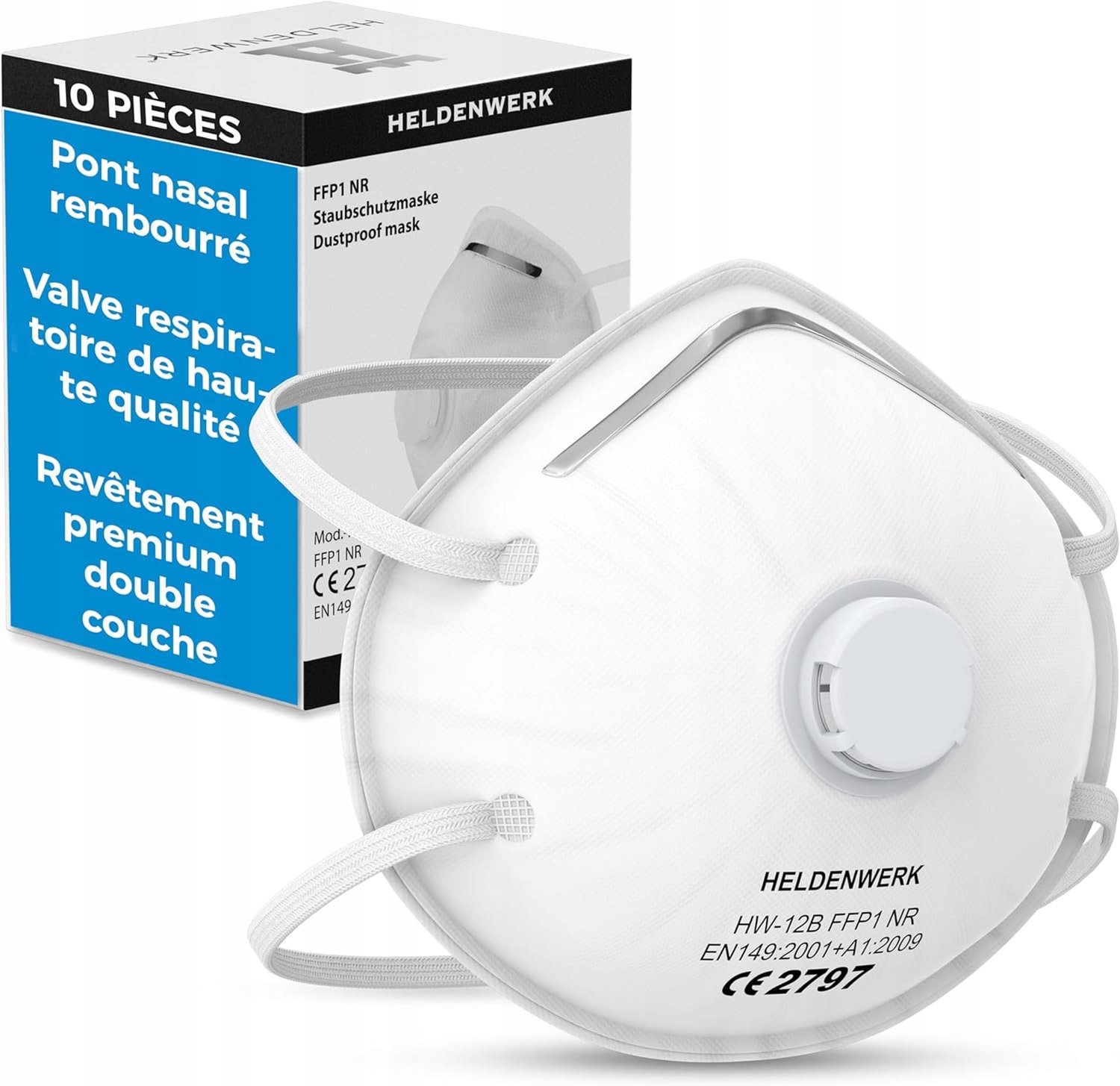 5x FFP1 Stofmaskers - Bescherming bij Stofwerkzaamheden