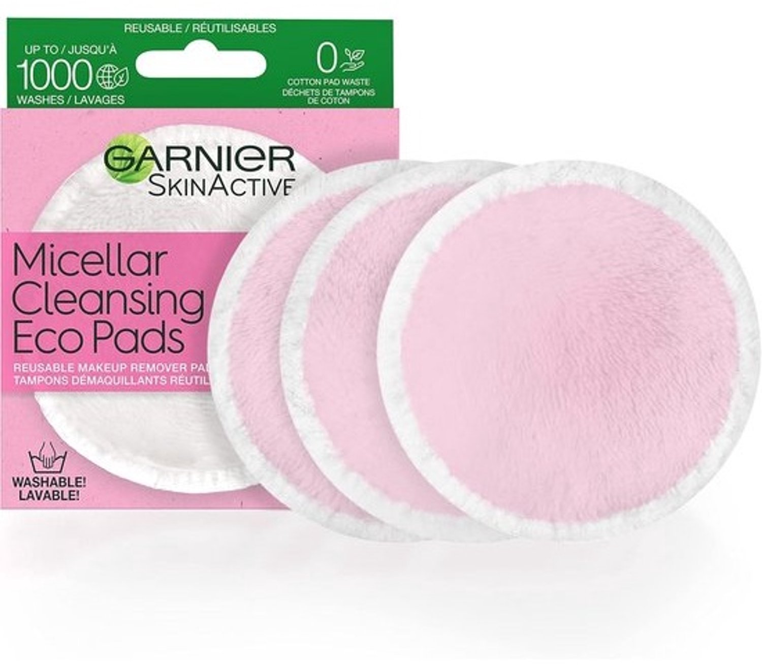 Herbruikbare microvezel-make-upremovepads - ultrazacht, 3 stuks