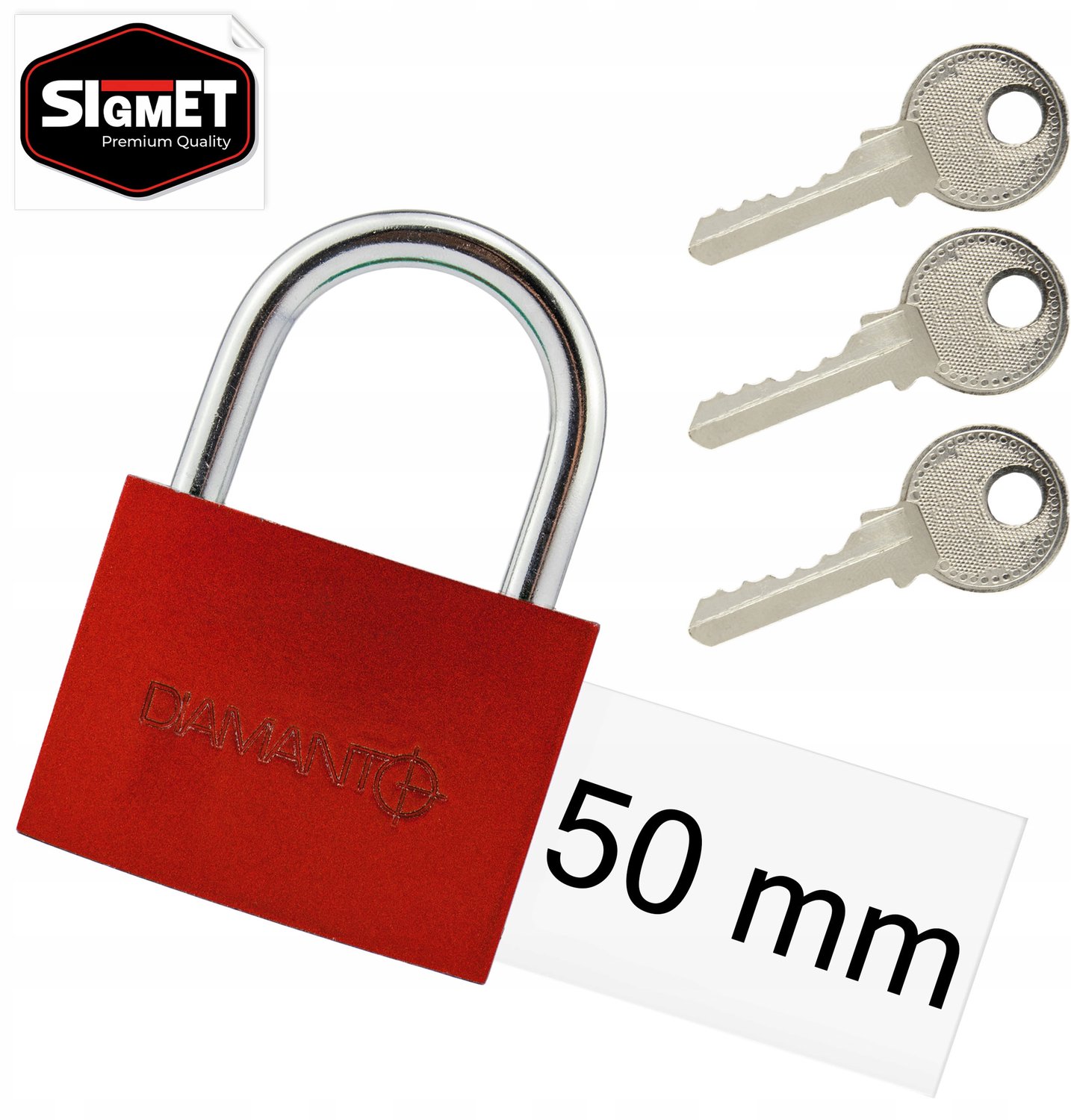Gietijzeren beugelslot 50mm - Ideaal voor sportscholen en meer