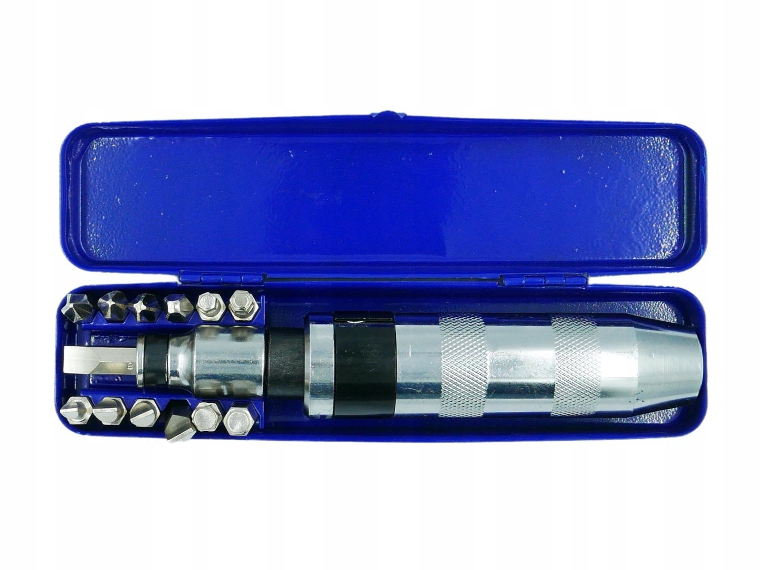 Slagmoer driver met 13 bits en metalen koffer