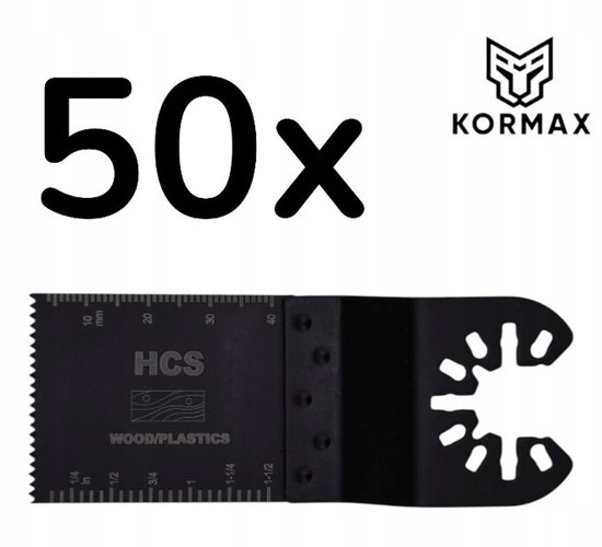 Kormax HCS Multitool Zaagblad 34mm Universeel - 50 Stuks
