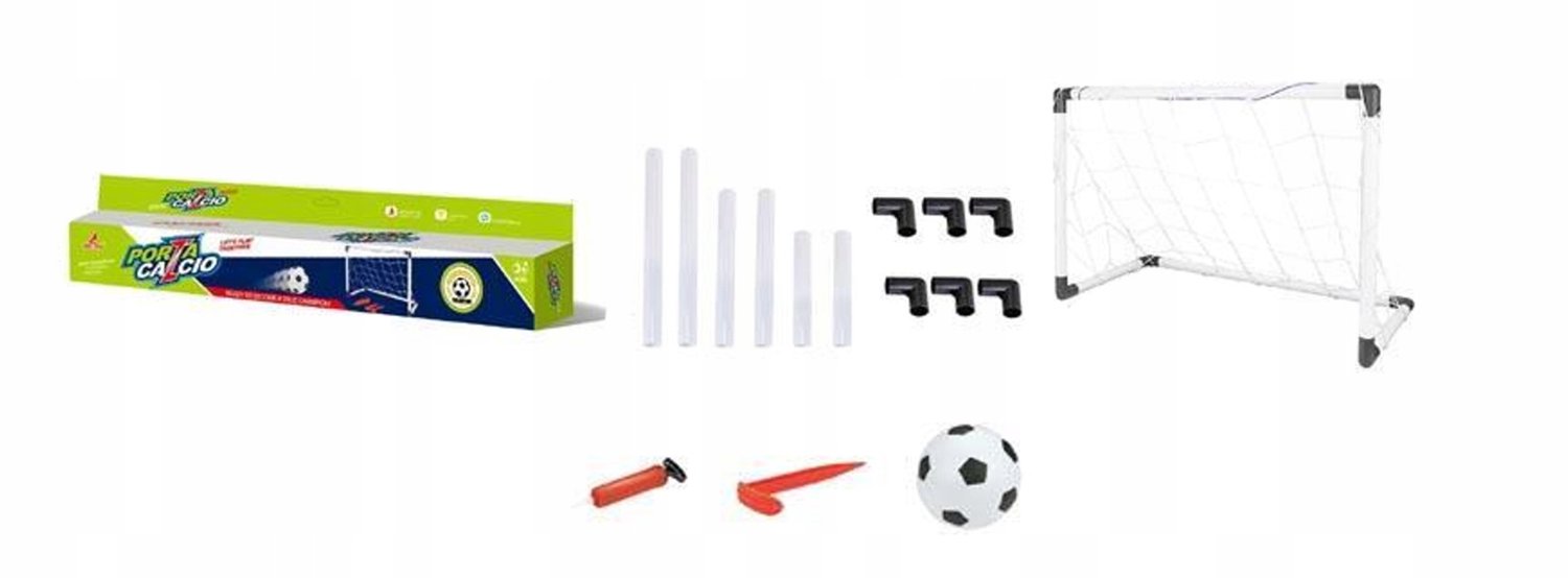 Voetbaldoel met bal en pomp voor kinderen vanaf 3 jaar