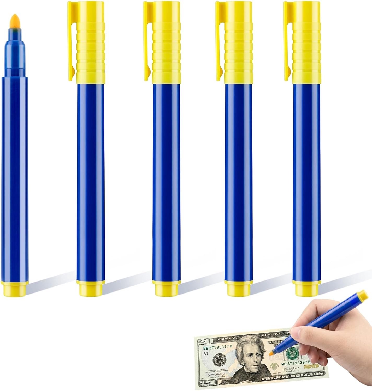Bankbiljettencontrole pen - Zwart - Voor het controleren van bankbiljetten