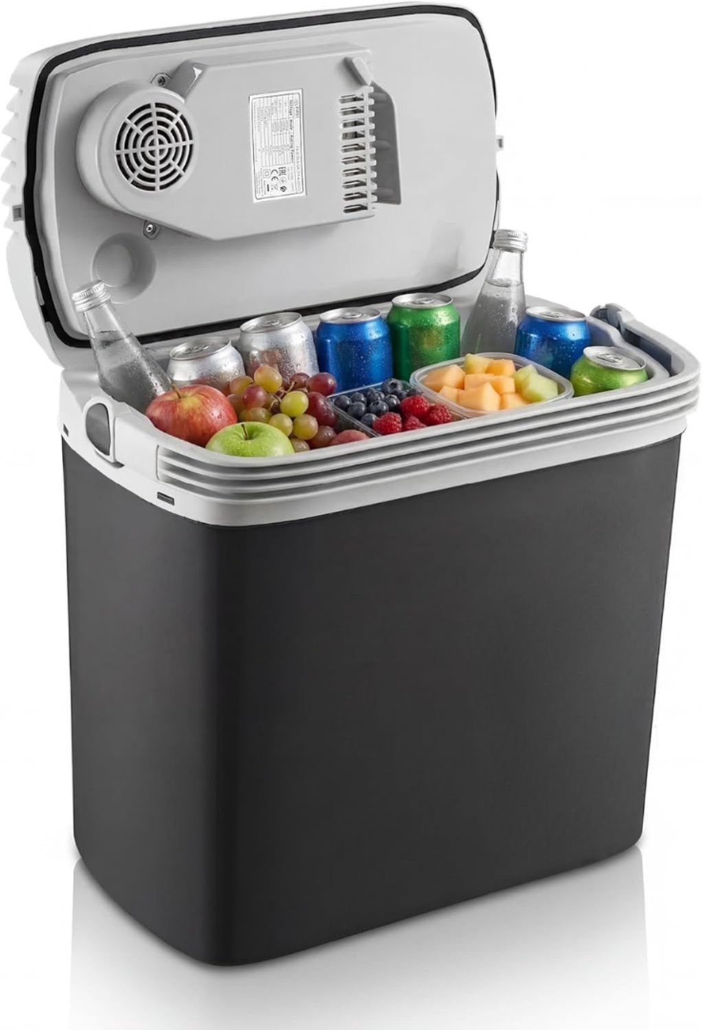 REN® Elektrische koelbox 12 en 230 volt - Elektrische koelbox - Koelbox - Zwart - 25cm x 40cm x 40cm