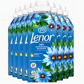 Adoucissant textile Lenor Brise Marine - 8 x 27 lavages - 8 x 567 ml