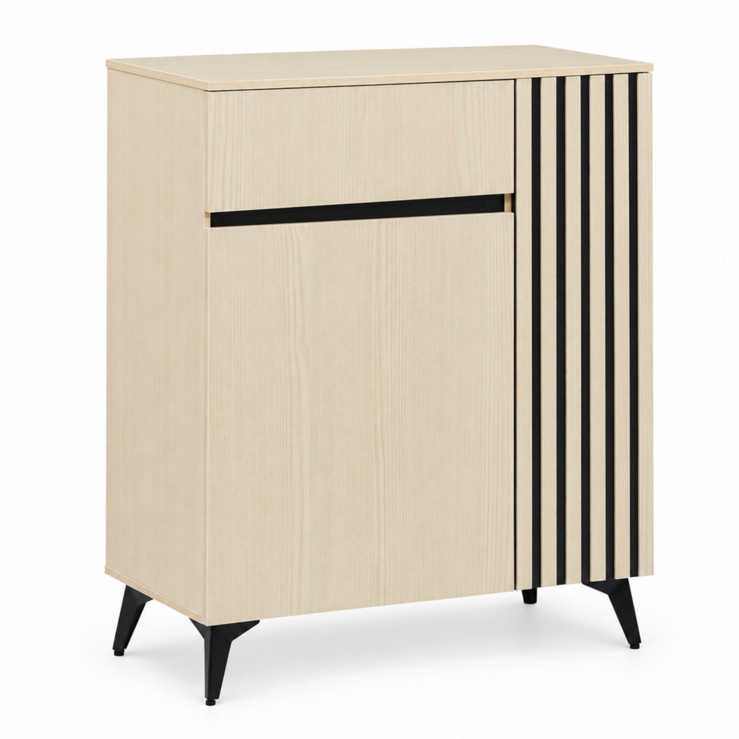 LONG DRAGON - Schoenenkast en dressoir - 2 deuren - 1 lade - Verstelbare legplanken