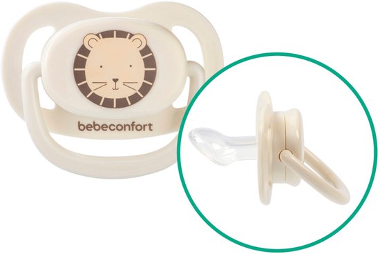 Bebeconfort Physio Air Care Glass Bottle Kit - Inclusief Flesvoeding, Fysiologisch Gevormde Fopspeen en Siliconen Spenen — afbeelding 5