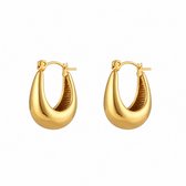Veldy Oorbellen Dames – Oorbellen Dames Goud – Goudkleurige RVS Oorbellen – Stainless Steel Oorbellen – Dames Sieraden – Goud
