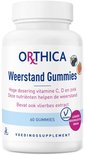 Pot Orthica Weerstand Gummies met vitamine C, D, zink en vlierbesextract. Bevat 60 stuks met bosvruchtensmaak.