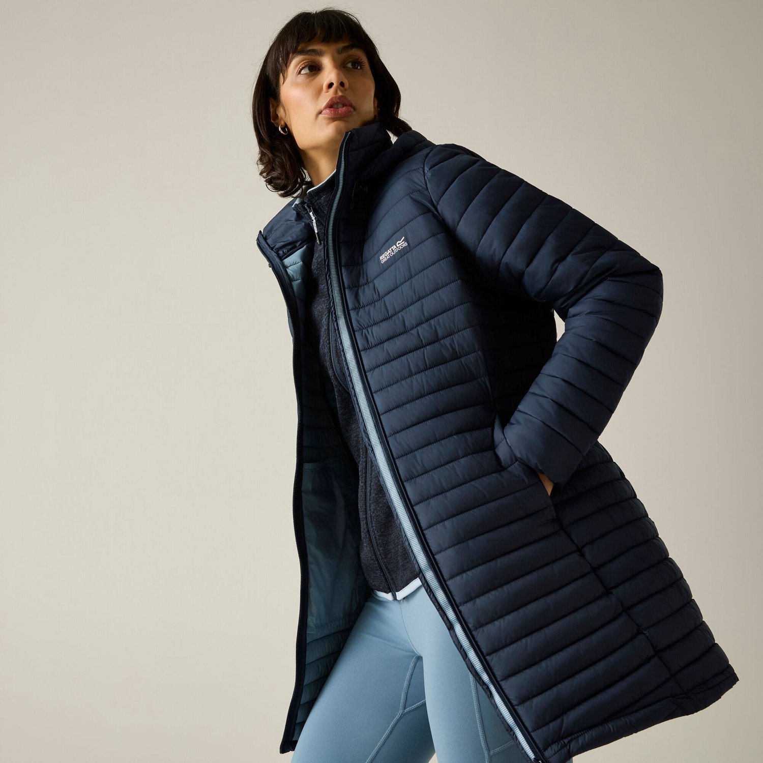 Lange damesjas Regatta Selenar Marineblauw