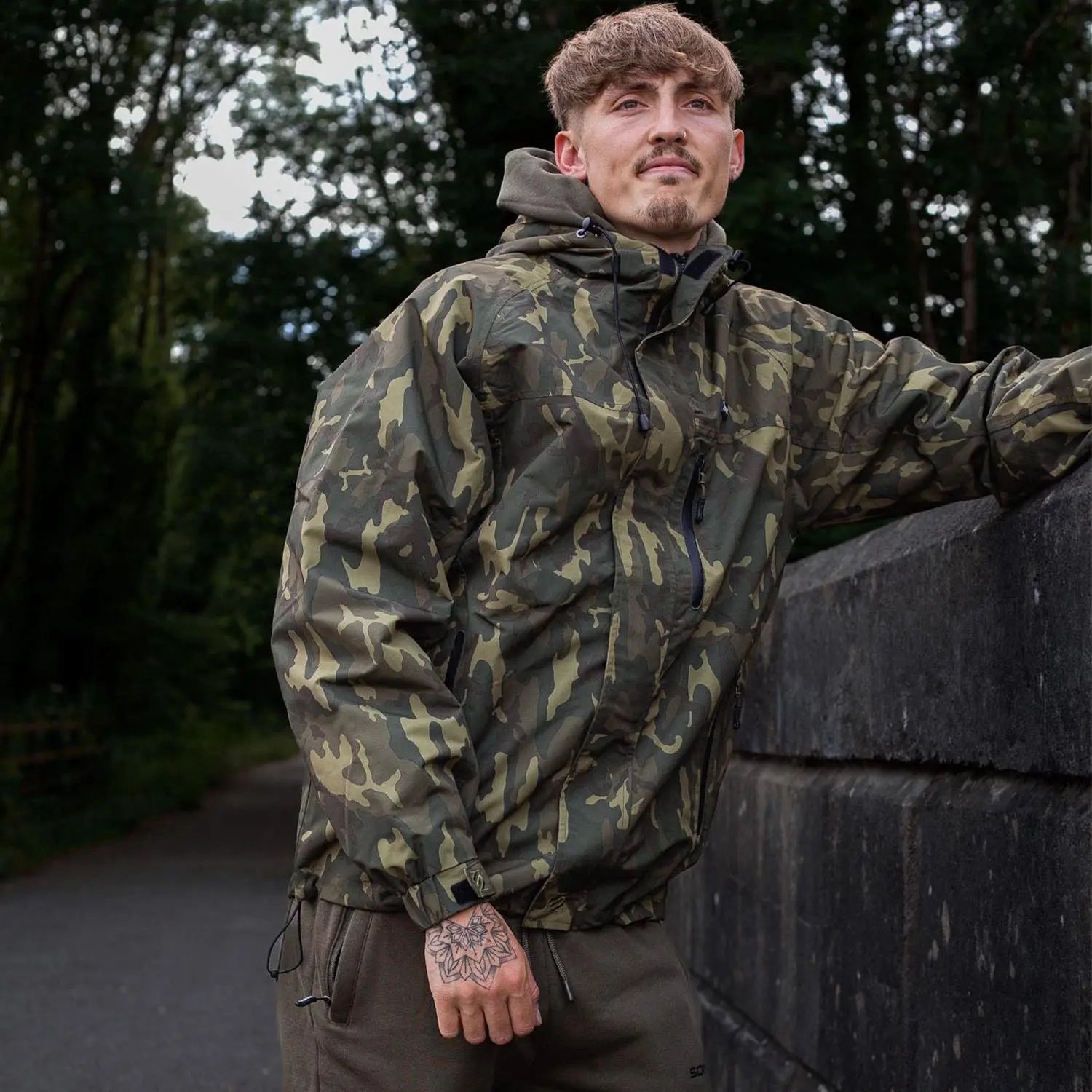 Hooded jacket Sonik Groen