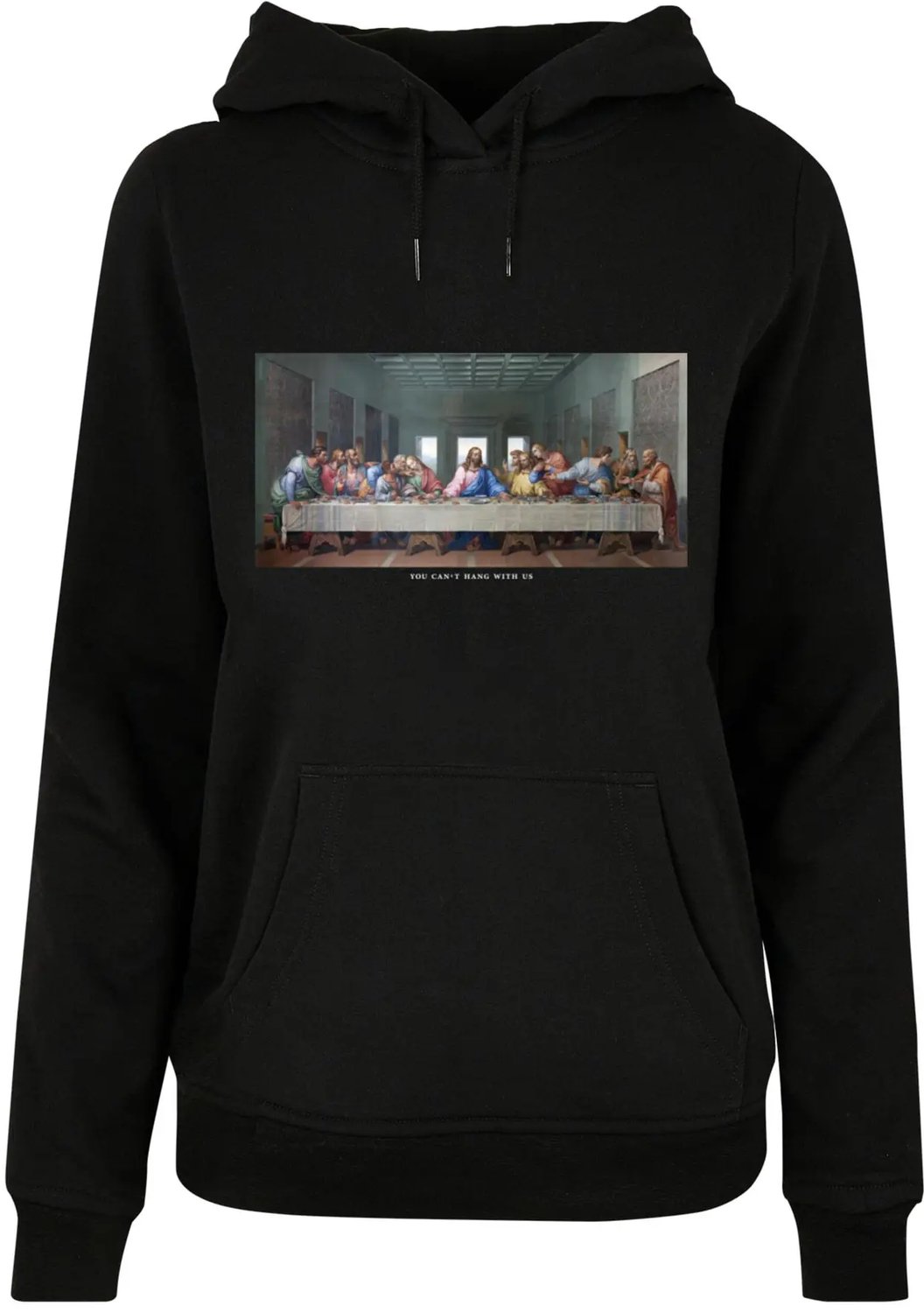 Dames Hoodie Mister Tee Can’t Hang With Us Zwart