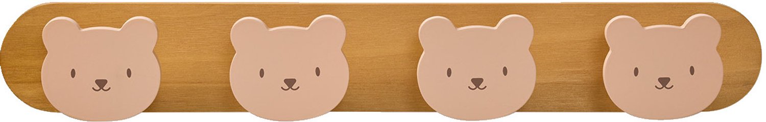 vertbaudet Berenkapstok met 4 haken beige