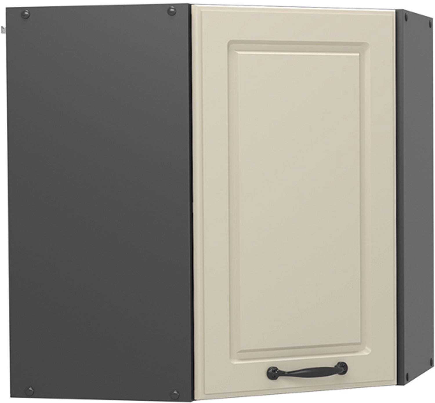 Vicco Hoek hangkast R-Line, Zand landelijk/Antraciet, 57 cm