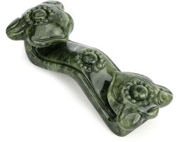 Jade Ruyi Ornament - Handgesneden - Feng Shui Decor