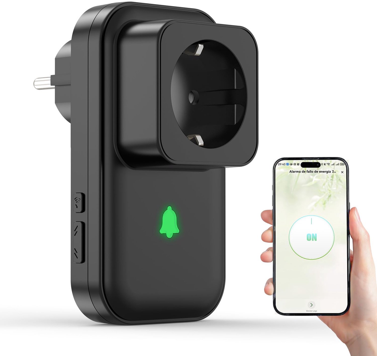 Stroomuitvalmelder WiFi met APP Notificatie