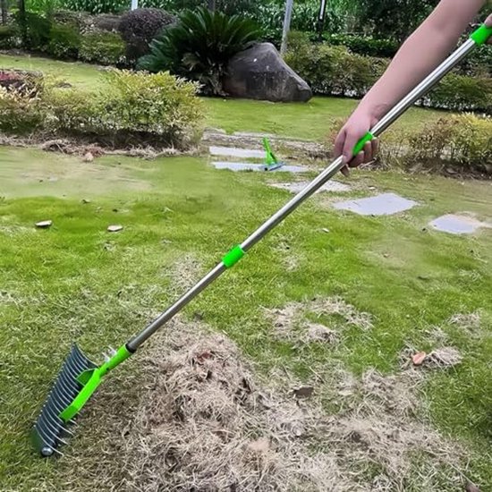 Hark voor het Verwijderen van Dood Gras met Antislip Handgreep — afbeelding 2