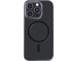 Accezz Hoesje - Geschikt voor Apple iPhone 16 Pro - Lite backcover geschikt voor MagSafe - Smokey Clear