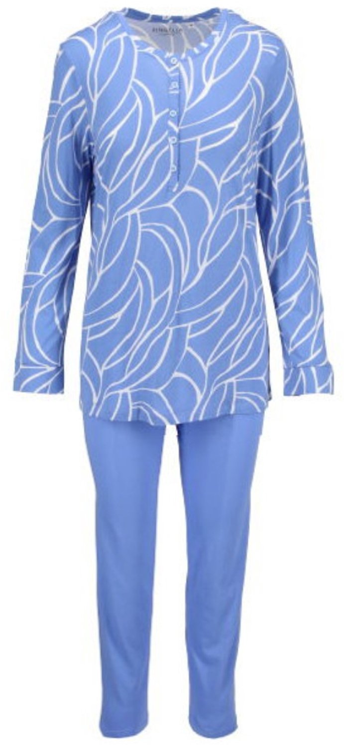 Ringella Katoenen dames pyjama sterrenblauw Ringella - Blauw - Maat - 36