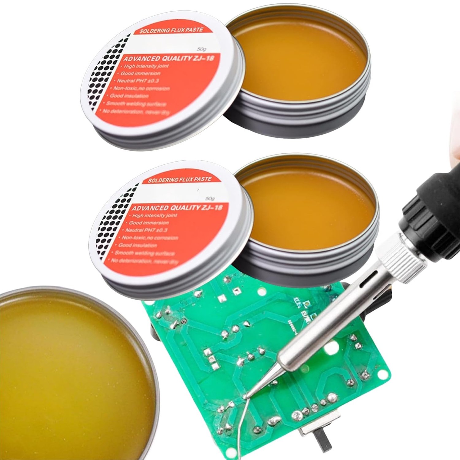 Soldeerpasta - 100g - vloeimiddel solderen - ideaal voor diverse metalen - Vemera