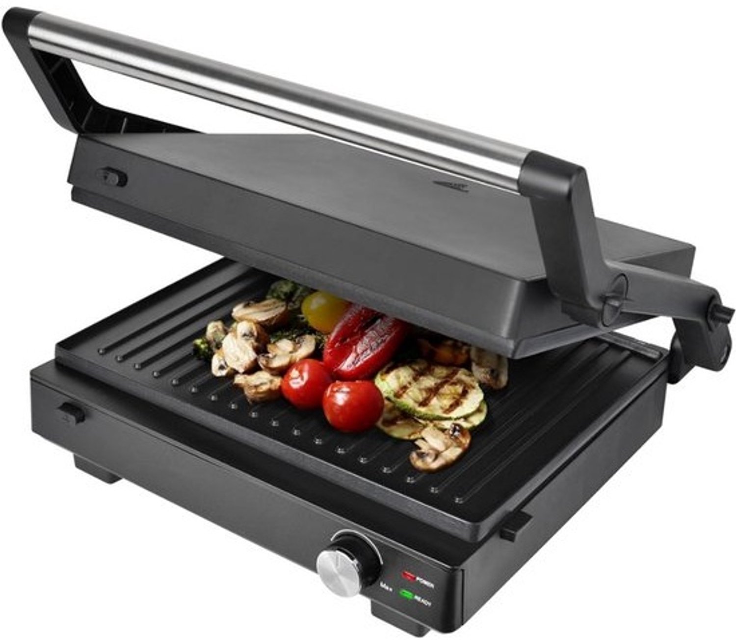 Contactgrill met uitneembare platen - Tosti-ijzer - Paninigrill - Grill - Contactgrill - Uitneembare platen - Eenvoudig schoon te maken - Grillapparaat - Verschillende programma's