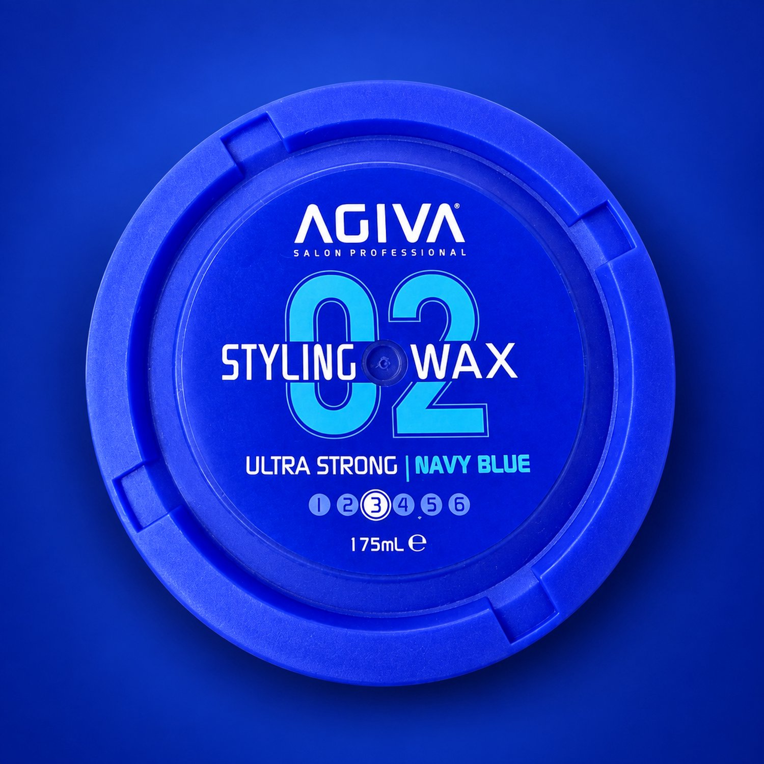 Agiva Salon Professional - Styling Wax - Ultra Strong Navy Blue 02 - Hold 3 - 175 ml