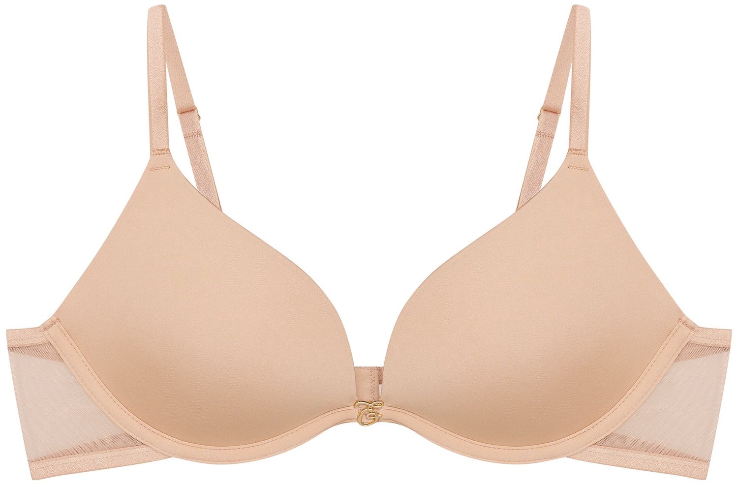 ESOTIQ Nuts-serie - Push-upbeha - Goudbruin - Gouden details