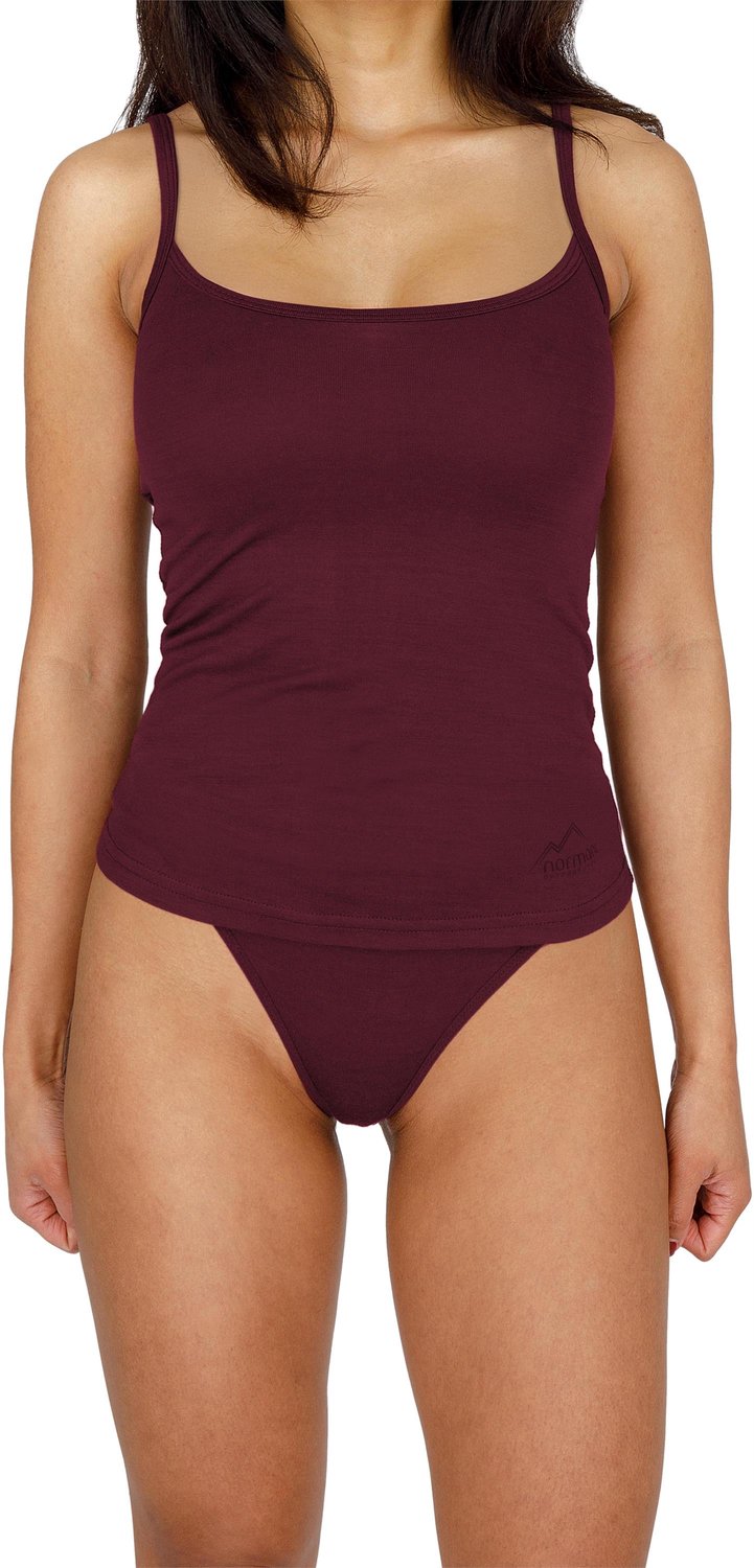 Dames-merino-top met spaghettibandjes „Kyneton“