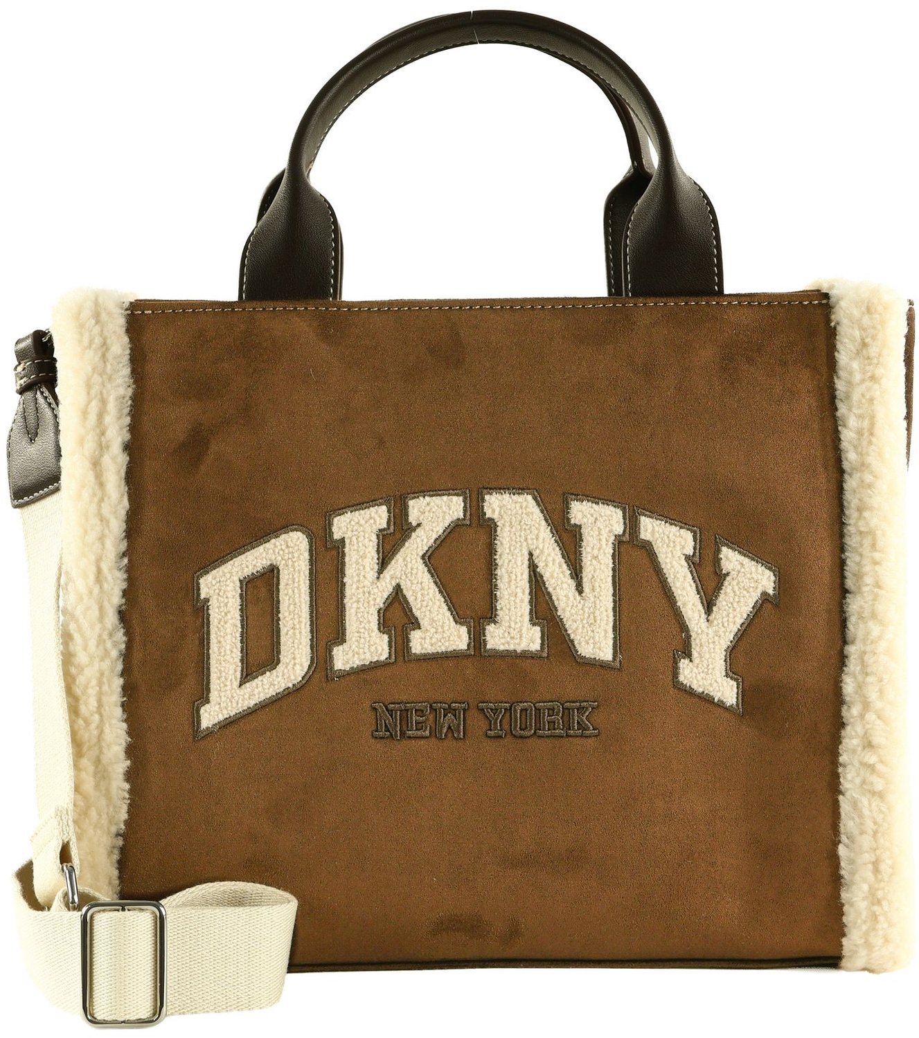DKNY handtas schoudertas Hadlee Crossbody Walnut bruine