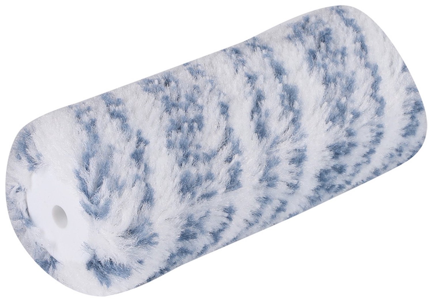 Copenhagen Pro Dualon Muurverfroller - 12 cm Breed - 13 mm Poolhoogte - Dubbel Dik - Polyamide - Geschikt voor Matig tot Ruwe Ondergronden - Verpakt per 4 Stuks - Wit/Blauw