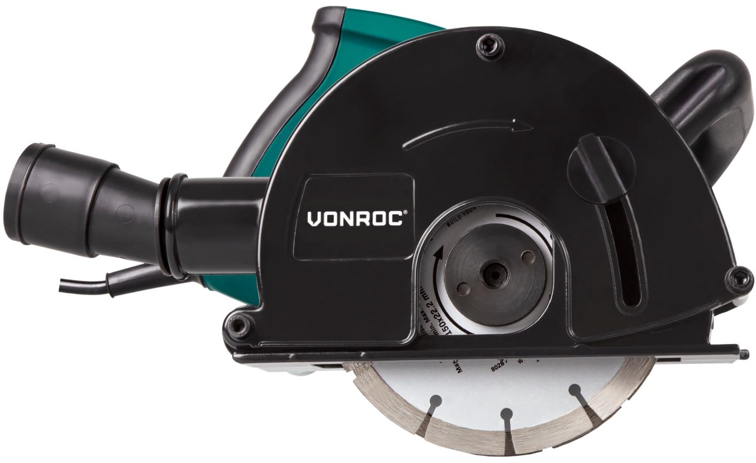 Muurfrees Sleufmachine - 1700 W Vermogen - Ø150 mm Diameter - Elektrisch - Zwart - Voor Muurfrezen En Sleuven Maken