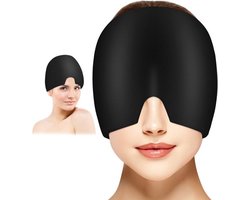 Migraine Masker - Hoofdpijn Muts - Verlichtingskap - Zwart