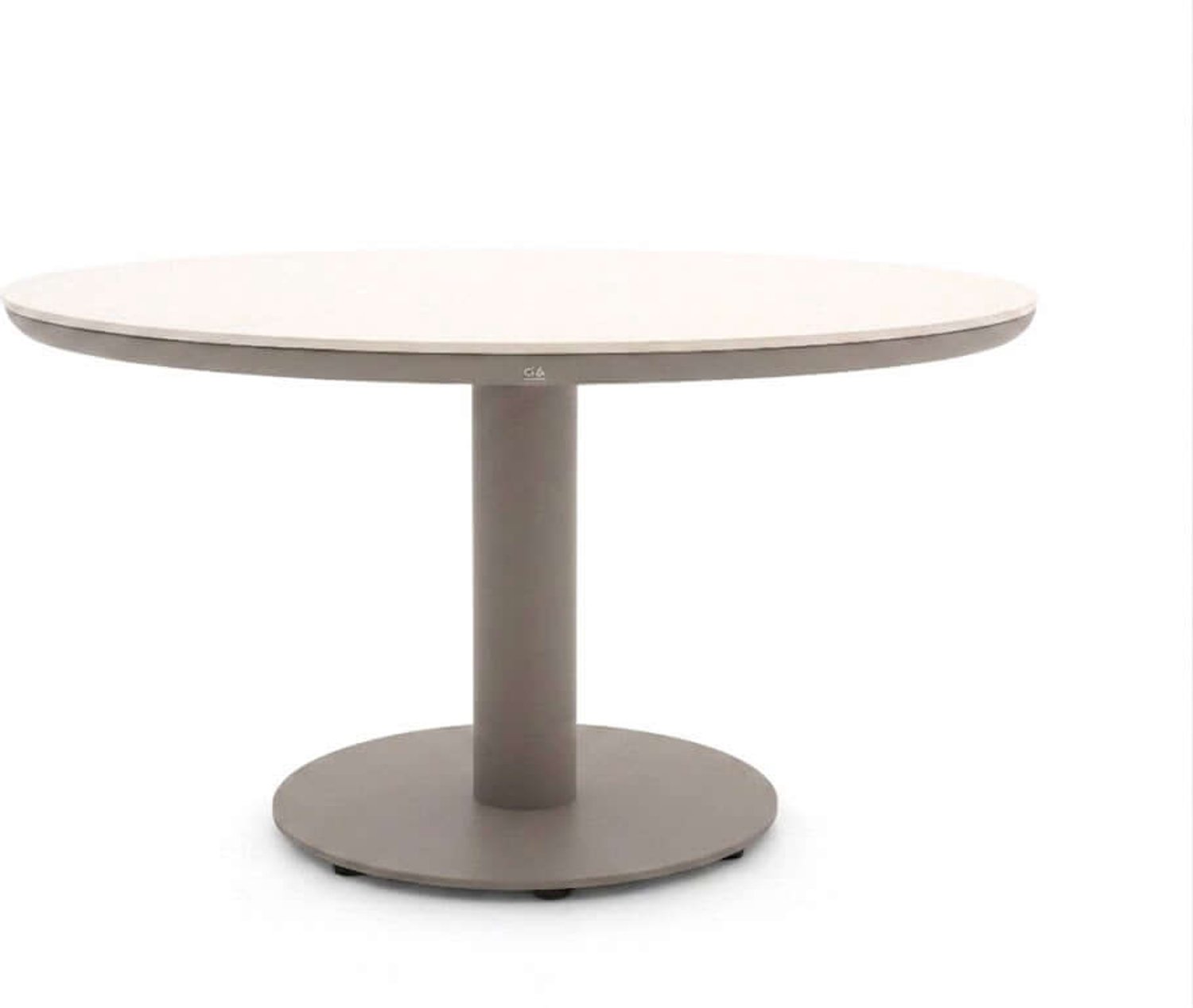 Apple Bee Melville Table de jardin dining - Ø140 cm - Sintered Stone Gris