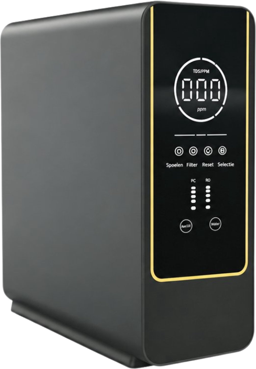 Tremeo Krachtige RO Waterfilter - Filter PFAS - Met Filters en Kraan - Slimme display - 4-Traps filtratie - 2,1L/min - 40x15x45 cm