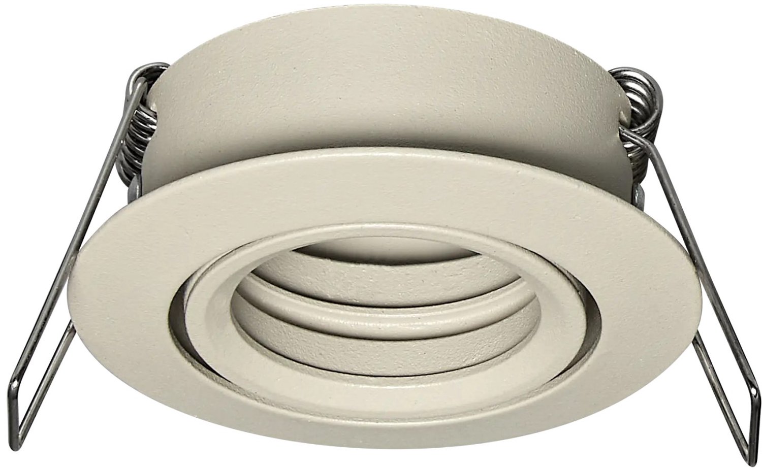 Saturn Mini inbouwspot, richtbare kop, beige afwerking - Deco-collectie, lichtbron niet inbegrepen
