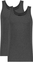 Ten Cate Basics singlet antra melee 2-pack voor Heren | Maat L