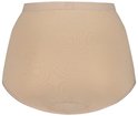 Beige onderbroek met hoge taille, achterkant zichtbaar.